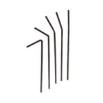 Καλαμάκια πλαστικά επαναχρησιμοποιήσιμα μαύρα σπαστά (φραπέ) 1.000 τεμ. - Image 5