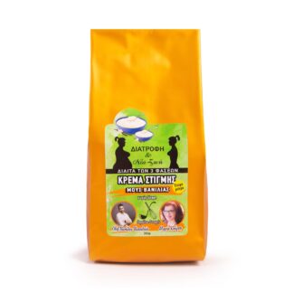 Διατροφή & Νέα Ζωή μείγμα για Κρέμα Στιγμής (Μους) Βανίλιας χωρίς ζάχαρη 200 γρ.