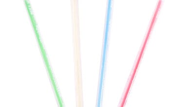 Καλαμάκια πλαστικά, επαναχρησιμοποιήσιμα χρωματιστά ίσια (γρανίτας) 1.000 τεμ.