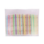 Καλαμάκια πλαστικά, επαναχρησιμοποιήσιμα χρωματιστά ίσια (γρανίτας) 1.000 τεμ. - Image 3