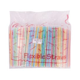 Καλαμάκια πλαστικά, επαναχρησιμοποιήσιμα χρωματιστά σπαστά (γρανίτας) 1.000 τεμ. - Image 3