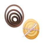 Κουπάτ πλαστικό Decora οβάλ σετ 4 τεμ. (018.04.022) - Image 2