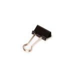 Μεταλλικά μαύρα κλιπ για έγγραφα Foska Binder Clips κουτί 12 τεμ. - Image 6