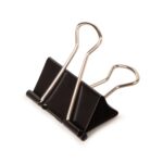 Μεταλλικά μαύρα κλιπ για έγγραφα Foska Binder Clips κουτί 12 τεμ. - Image 13