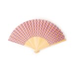 Βεντάλια μπαμπού (bamboo) Out Of The Blue δίχρωμη 37x21 εκ. 1 τεμ. - Image 2