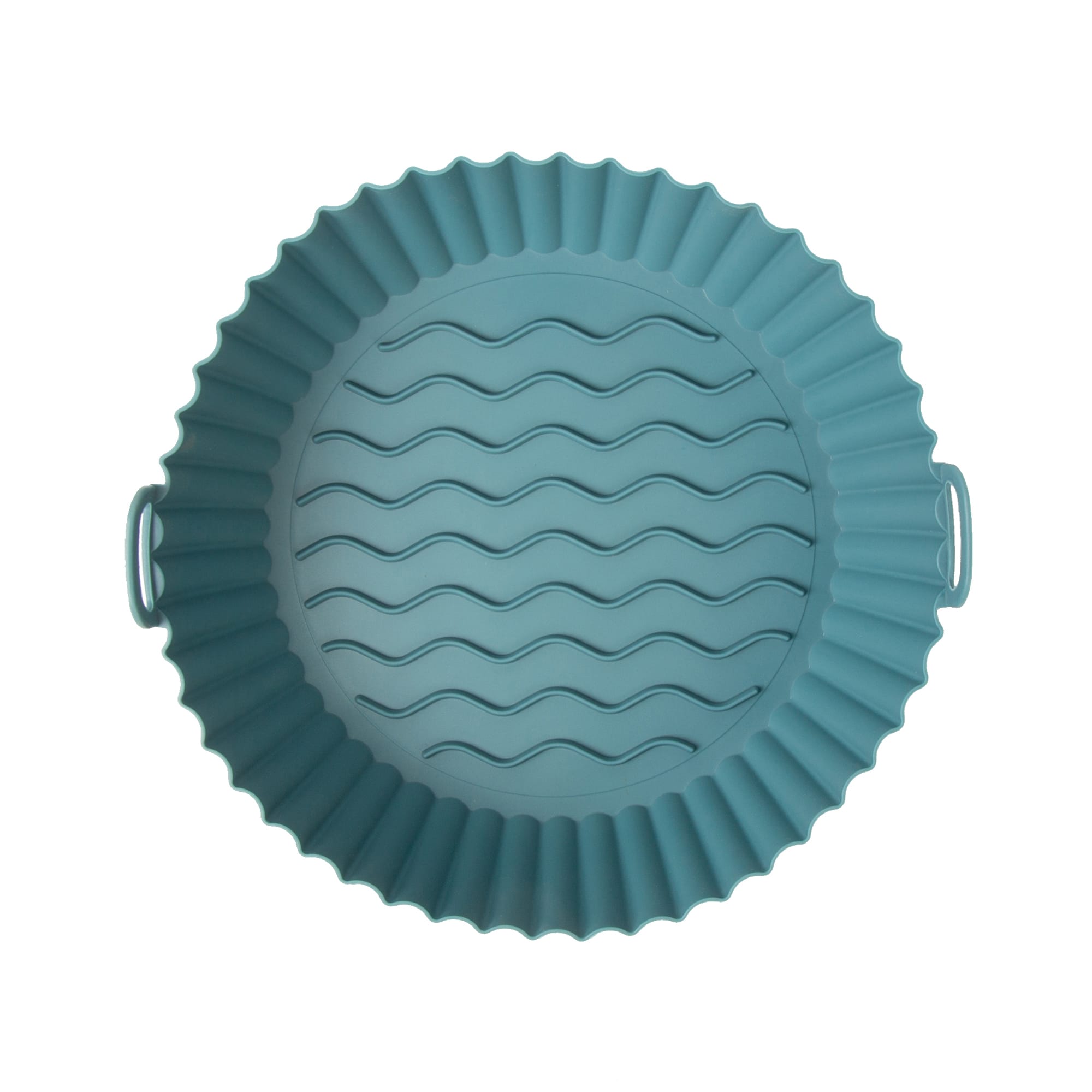 forma-silikonhs-gia-friteza-aeros-(air-fryer)-stroggylh-18x6cm-(65068)-1 Φόρμα σιλικόνης για φριτέζα αέρος (air fryer) στρογγυλή 18x6 εκ. (65068) - Image 1