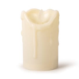 Κερί διαρκείας ηλεκτρονικό μπαταρίας "λιωμένο" κινούμενο