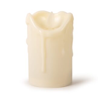 Κερί διαρκείας ηλεκτρονικό μπαταρίας "λιωμένο" κινούμενο