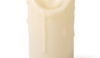 Κερί διαρκείας ηλεκτρονικό μπαταρίας "λιωμένο" κινούμενο