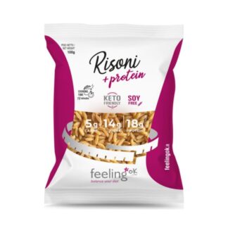 Κριθαράκι πρωτεΐνικό, με χαμηλούς υδατάνθρακες Feeling OK Risoni 100 γρ.