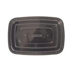 Δοχεία φαγητού πλαστικά μικροκυμάτων με καπάκι 1.250ml - Image 5