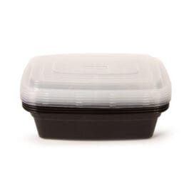 Δοχεία φαγητού πλαστικά μικροκυμάτων με καπάκι 1.250ml - Image 7