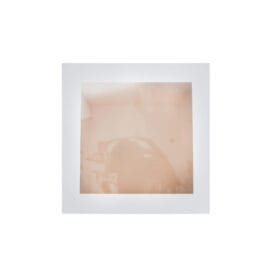 Κουτί τούρτας χάρτινο τετράγωνο λευκό με παράθυρο 1 τεμ. - Image 2