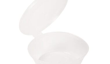 Μπολάκι πολυπροπυλενίου (PP) για σως με ενσωματωμένο καπάκι 180ml (6oz)