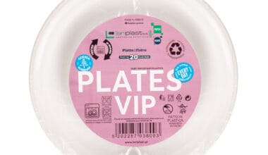 Πιάτα πλαστικά επαναχρησιμοποιήσιμα στρογγυλά, λευκά, Φ21,7 εκ., βαθειά (4 εκ.) LariPlast Plates VIP 20 τεμ.