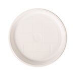 Πιάτα πλαστικά επαναχρησιμοποιήσιμα στρογγυλά, λευκά, Φ21,7 εκ., ρηχά (1,9 εκ.) LariPlast Plates VIP 20 τεμ. - Image 3