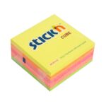 Χαρτάκια σημειώσεων Stick'N Cube τετράγωνα (76x76)mm χρωματιστά 400 φύλλα
