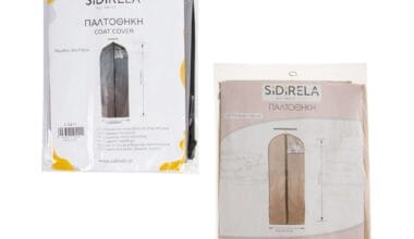 Θήκη αποθήκευσης παλτού με φερμουάρ κρεμαστή Sidirela (60x150 εκ.) 1 τεμ.