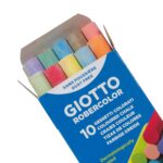Κιμωλίες χρωματιστές Giotto Robercolor σετ 10 χρώματα 8 εκ. - Image 2