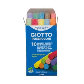 Κιμωλίες χρωματιστές Giotto Robercolor σετ 10 χρώματα 8 εκ. - Image 3