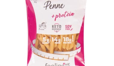 Πρωτεϊνικές πέννες, με χαμηλούς υδατάνθρακες Feeling OK Penne 50 γρ.