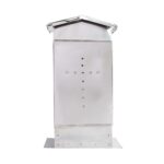 Κηροθήκη "σπιτάκι" inox με συρόμενο πορτάκι - Image 3