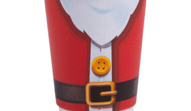 Ποτήρια χάρτινα Χριστουγεννιάτικα 12oz (360ml) 10x25 τεμ.