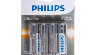 Μπαταρίες αλκαλικές Philips Alkaline AA 1.5V (LR6A4B/10 MIGNON) σετ 4 τεμ.