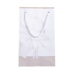 Τσαντάκι μνημοσύνου με κορδόνι κρίνος-λευκό 10 τεμ.