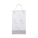 Τσαντάκι μνημοσύνου με κορδόνι κρίνος-λευκό 10 τεμ. - Image 3