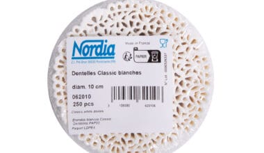 Χάρτινα σεμέν δαντέλα λευκά Nordia 10 εκ. 250 τεμ.