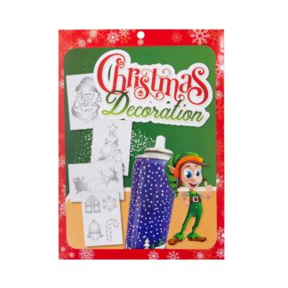 Χριστουγεννιάτικα στένσιλ για διακόσμηση 4 τεμ.