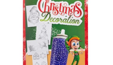 Χριστουγεννιάτικα στένσιλ για διακόσμηση 4 τεμ.