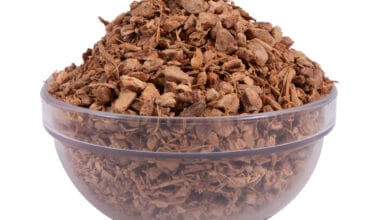 Galangal (ή Χαυλιτζάνι) ρίζα κομμένη