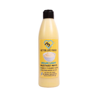 Μουσταρδομαγιονέζα Better Life Vegan Light χωρίς ζάχαρη 370 γρ.