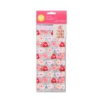 Σακουλάκια τροφίμων πλαστικά με δεματικά Wilton "Love-Be Mine" 20 τεμ. 10,1x5,08x24,1 εκ. (062.27.006)