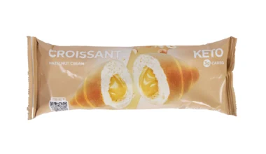 Κρουασάν με πραλίνα φουντουκιού πρωτεϊνικό, με χαμηλούς υδατάνθρακες Feeling OK Hazelnut Cream 50 γρ.