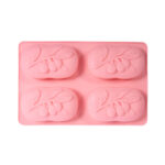 Φόρμα σιλικόνης 3D κλαδί ελιάς 4 θέσεων