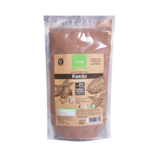 Κακάο 1% (άπαχο) σε σκόνη No Carb 200 γρ. (χωρίς γλουτένη)