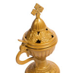 Λιβανιστήρι μεταλλικό κλασικό κωνικό σταυρός μεγάλο 1 τεμ. - Image 4