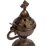 Λιβανιστήρι μεταλλικό κλασικό κωνικό σταυρός μεγάλο 1 τεμ. - Image 13