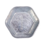 Πιατάκι μεταλλικό εξάγωνο για λιβανιστήρι 1 τεμ.