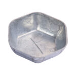 Πιατάκι μεταλλικό εξάγωνο για λιβανιστήρι 1 τεμ. - Image 2