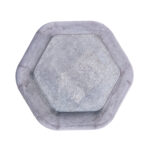 Πιατάκι μεταλλικό εξάγωνο για λιβανιστήρι 1 τεμ. - Image 3
