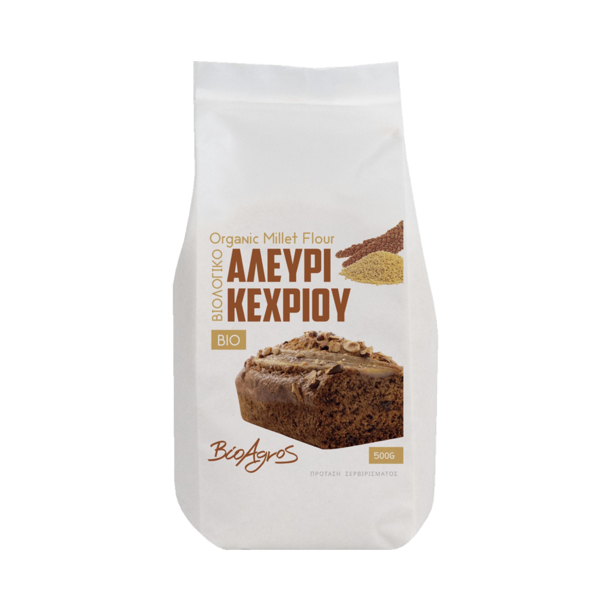 aleyri-kexriou-bio-agros-bio-500g Αλεύρι κεχριού Βιο Αγρός ΒΙΟ 500 γρ. - Image 1