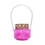 Φαναράκι με κερί, εξάγωνο πλαστικό, με μεταλλικό καπάκι και λαβή 1 τεμ. - Image 13