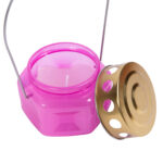 Φαναράκι με κερί, εξάγωνο πλαστικό, με μεταλλικό καπάκι και λαβή 1 τεμ. - Image 12