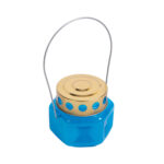 Φαναράκι με κερί, εξάγωνο πλαστικό, με μεταλλικό καπάκι και λαβή 1 τεμ. - Image 5