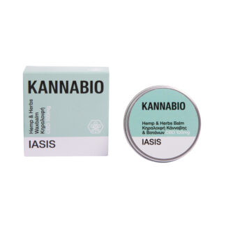 Κεραλοιφή κάνναβης Kannabio Hemp & Herbs Waxbalm Iasis ΒΙΟ 30ml