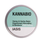 Κεραλοιφή κάνναβης Kannabio Hemp & Herbs Waxbalm Iasis ΒΙΟ 30ml - Image 3
